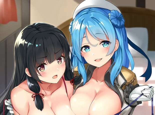 Katori Hentai Exposed: Kantai Collection Shipgirl's Lewd Big Breast Adventures - pic 5