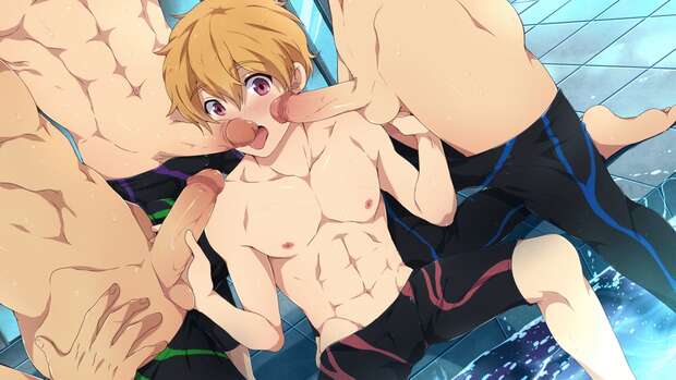 Nagisa Hazuki Hentai: Yaoi Swimsuit Secrets from Free! Exposed pic 10