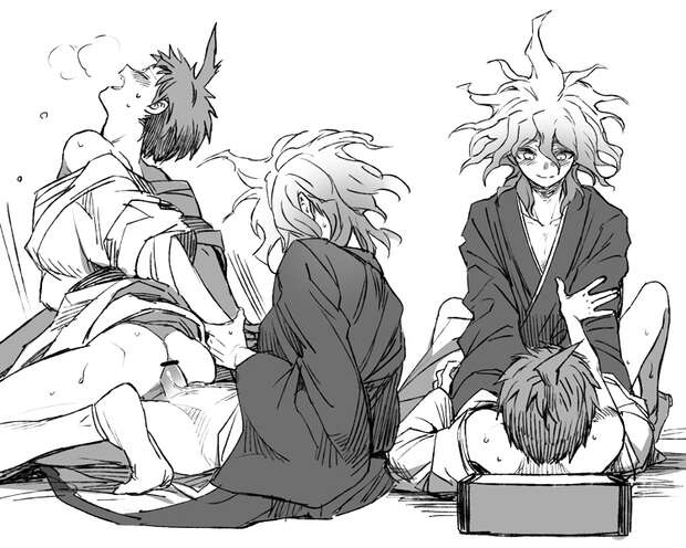 Nagito Komaeda Hentai: Danganronpa Yaoi Desires, Anal Kinks & XXX Secrets - pic 6