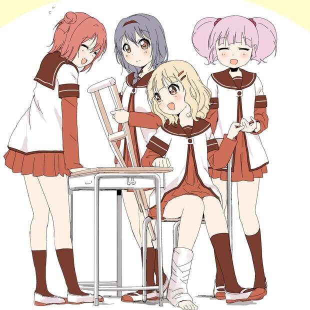Akari Akaza Hentai Exposed: Yuri Schoolgirl Ecstasy in Yuruyuri - pic 8