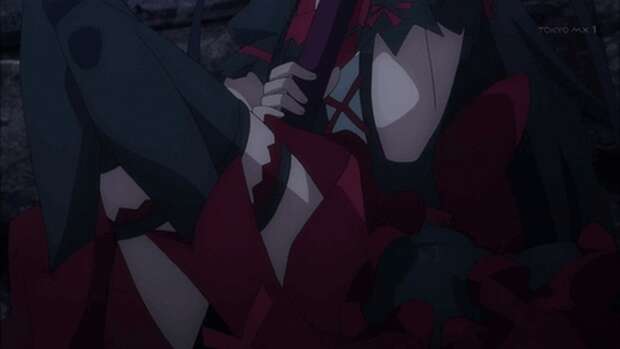 Rory Mercury Hentai Exposed: Gate's Gothic Lolita in Stockings & Harem XXX - pic 1