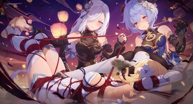 Lumine Hentai Uncovered: Genshin Impact Traveler's XXX Erotic Adventures - pic 4