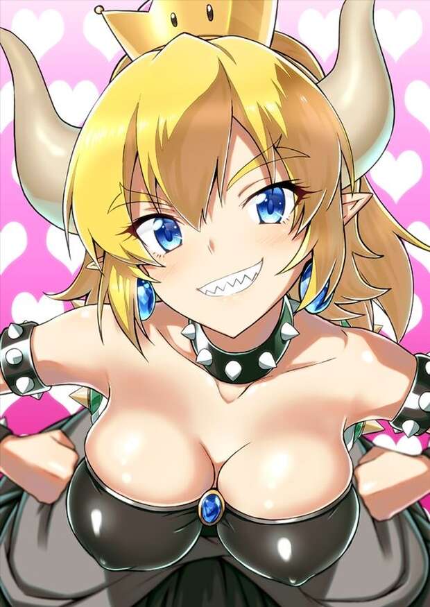 Super Crown Bowser Hentai: Gender Bender Yuri Erotica in Super Mario Bros pic 9