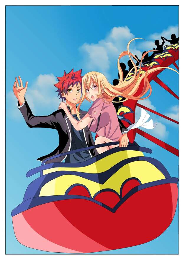 Souma Yukihira Hentai Exposed: Lewd Big Breasts & Ahegao in Shokugeki no Soma - pic 8