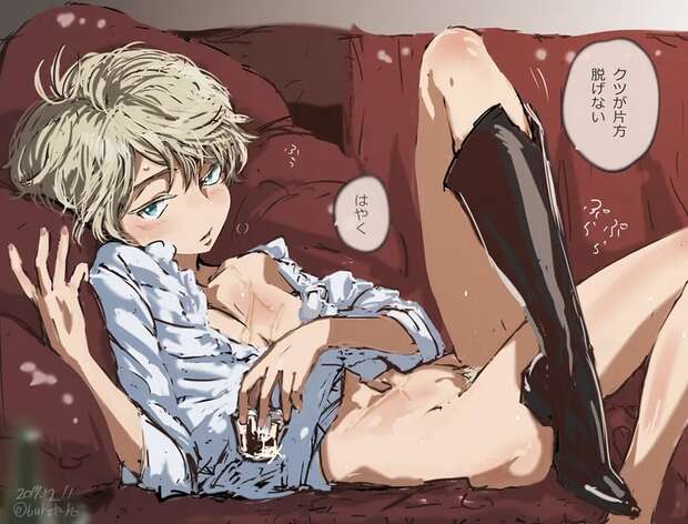 Inaho Kaizuka Hentai: Yaoi Crossdressing & Ahegao Mind Break in Aldnoah.Zero - pic 3