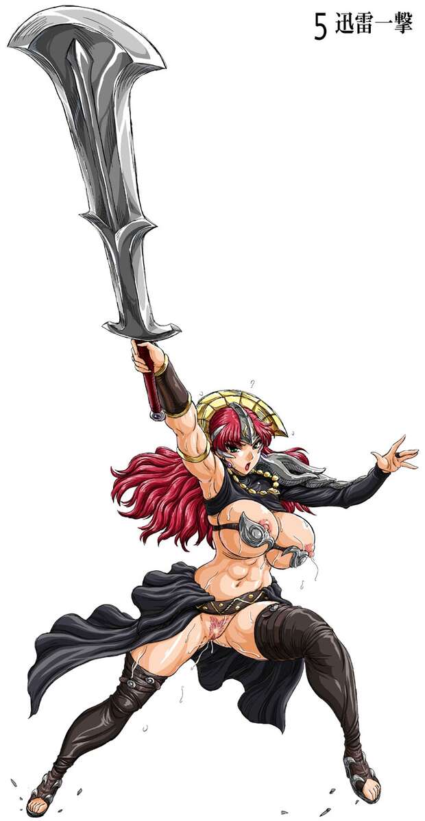 Melona Hentai from Queen's Blade: Slime Seduction, Big Breasts & XXX Ecstasy - pic 4