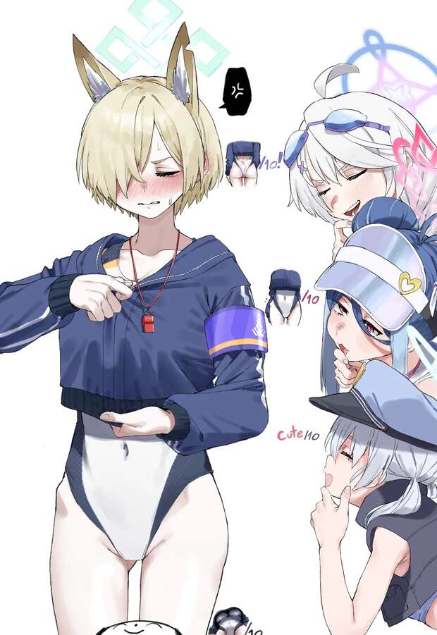 Kanna Ogata Hentai Exposed: Blue Archive's Kemonomimi Big Breasts Guide - pic 4