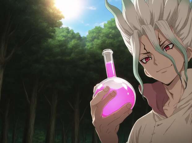 Senku Ishigami Hentai: Dr. Stone XXX Parody, Bondage & Anal Ecstasy - pic 1