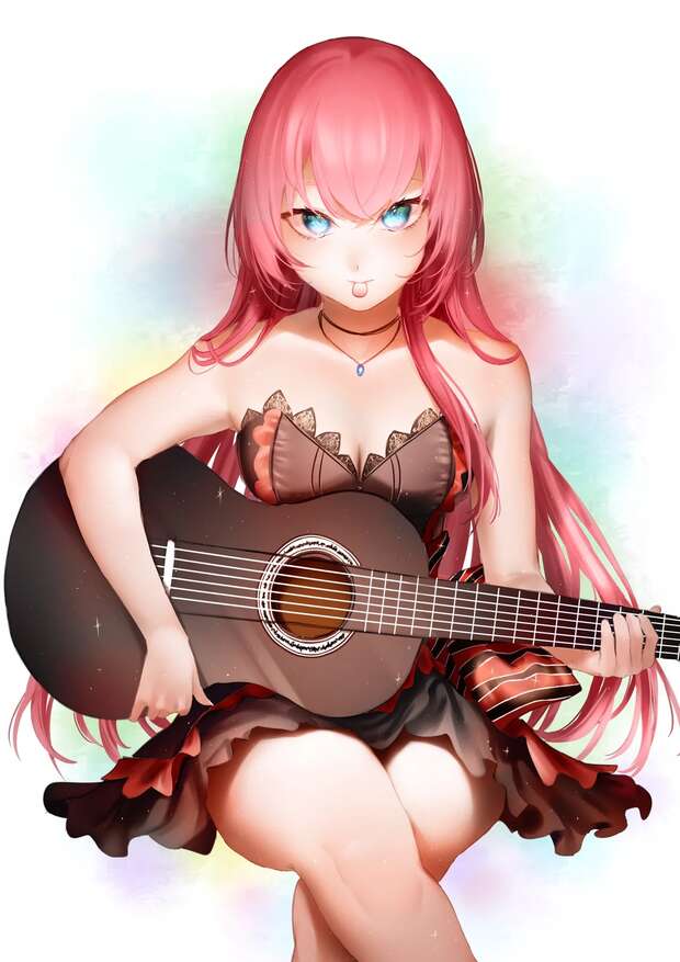 Luka Megurine Hentai: Vocaloid's Big Breasts Yuri XXX Parodies Exposed - pic 9
