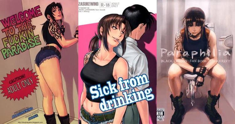 Revy Hentai from Black Lagoon: XXX Adventures, Blowjobs & Anal Ecstasy Exposed
