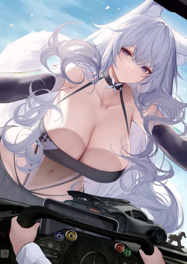 Belfast Hentai Exposed: Azur Lane Maid's Big Breasts & Defloration Delights - pic 3