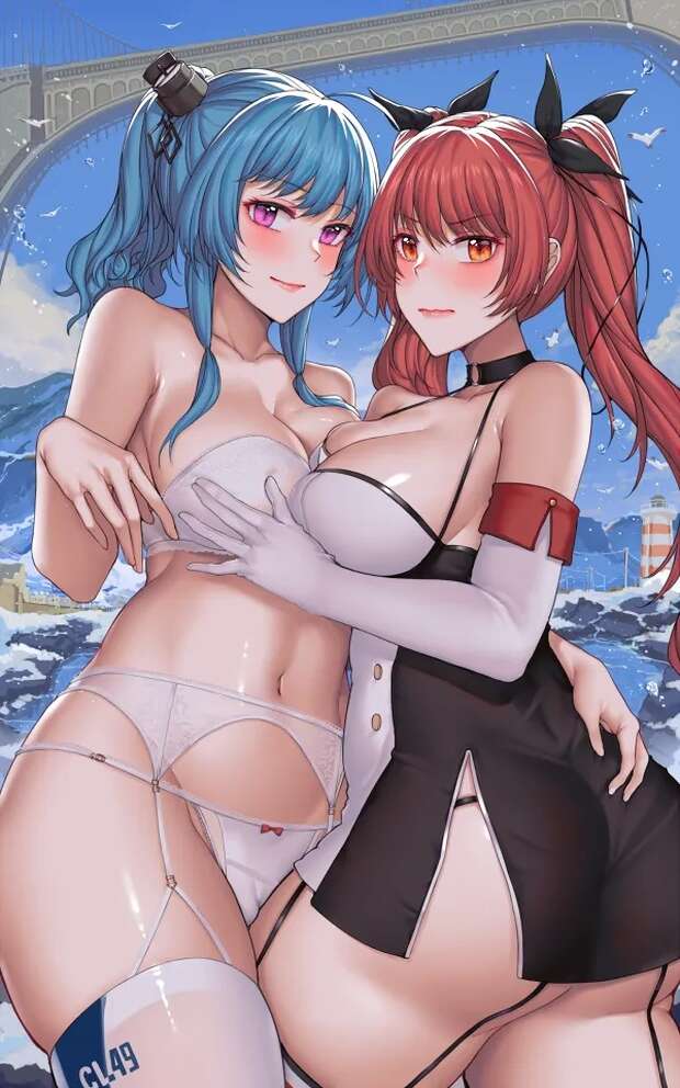 Honolulu Hentai in Azur Lane: Busty Twintails Seduction and Erotic XXX Adventures - pic 8
