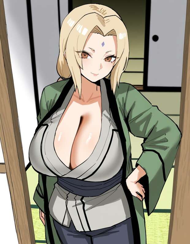 Tsunade Hentai Exposed: Naruto's Busty MILF in XXX Ecstasy Adventures - pic 1