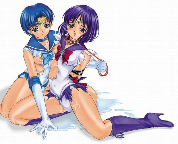 Sailor Pluto Hentai: Lewd Magical Girl XXX Adventures in Sailor Moon Parody - pic 3