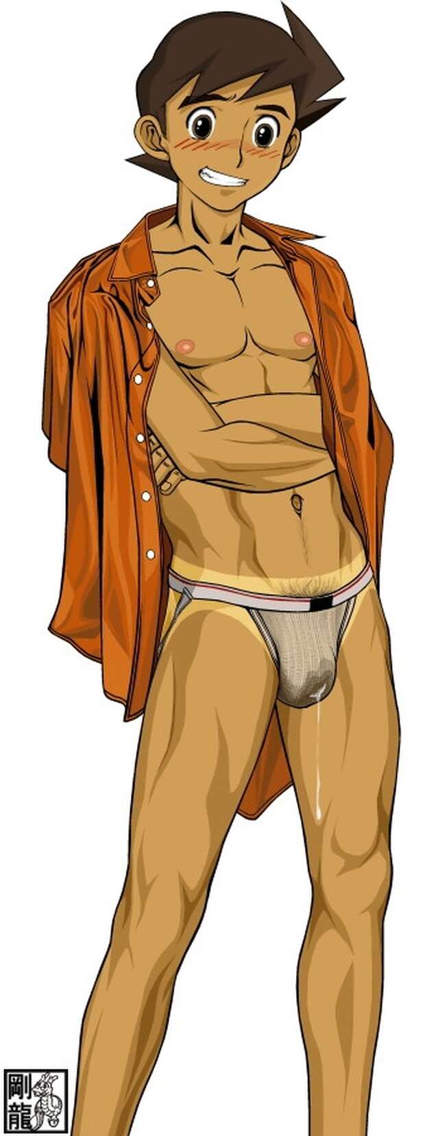 Takaya Abe Hentai Exposed: Yaoi Kinks & Big Windup XXX Adventures - pic 5