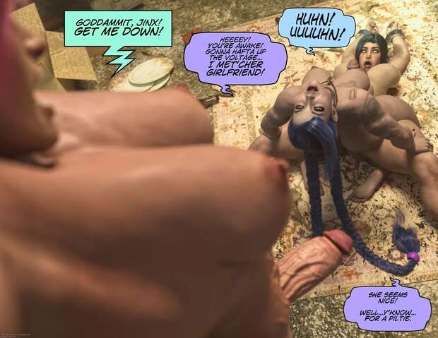 Vi Hentai from League of Legends: XXX Adventures, Yuri Bonds, and Futanari Ecstasy - pic 5