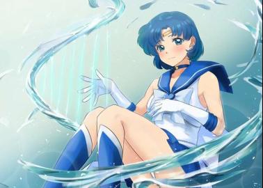 Ami Mizuno Hentai Exposed: Sailor Moon's Genius Girl in Lewd Magical Ecstasy