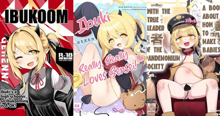 Ibuki Tanga Hentai Exposed: Blue Archive Demon Girl's XXX Secrets & Fetishes