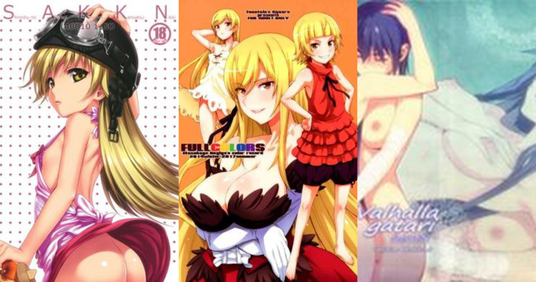 Koyomi Araragi Hentai: Bakemonogatari's Erotic Vampire Threesomes Exposed