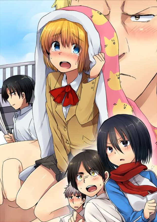 Armin Arlert Hentai: XXX Crossdressing & Yaoi in Attack on Titan - pic 8