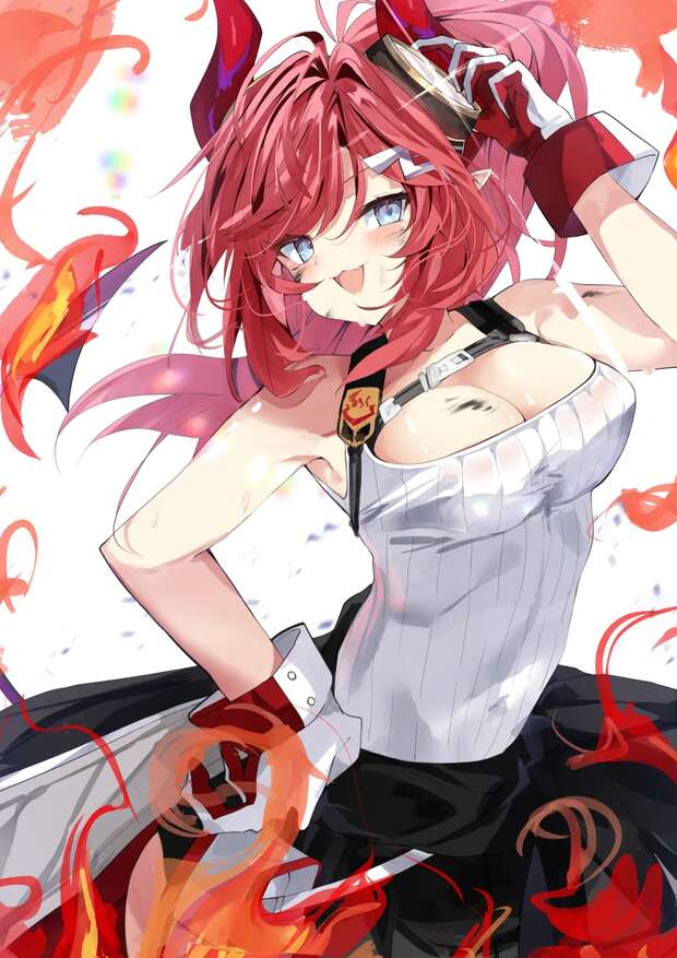 Megu Shimokura Hentai: Blue Archive's Busty Demon Girl XXX Guide - pic 2