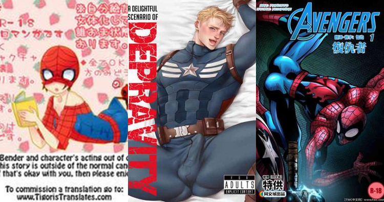 Captain America Hentai: Avengers Yaoi Parody with Muscle Anal Scenes