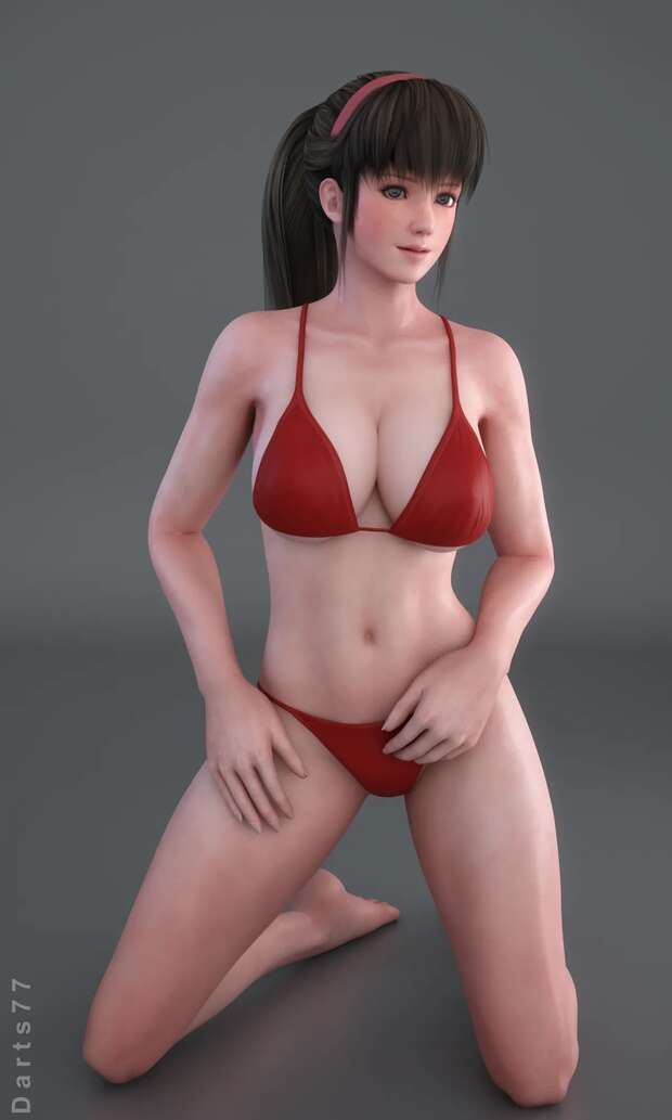 Ayane Hentai from Dead or Alive: Erotic Guide to Big Breasts, Bikini Impregnation & Harem Adventures pic 4