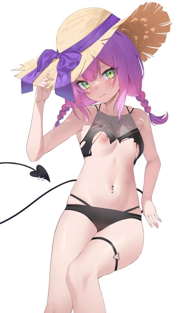 Tokoyami Towa Hentai Guide: Hololive Demon Girl's XXX Tail Adventures - pic 2