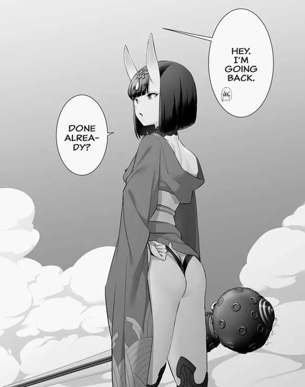 Sakata Kintoki Hentai Exposed: Oni Muscle, Big Breasts & Fate/Grand Order XXX - pic 8