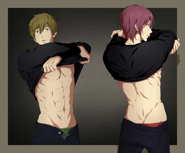 Rin Matsuoka Hentai Exposed: Yaoi Swimsuit Sins in Free! Universe Guide - pic 4