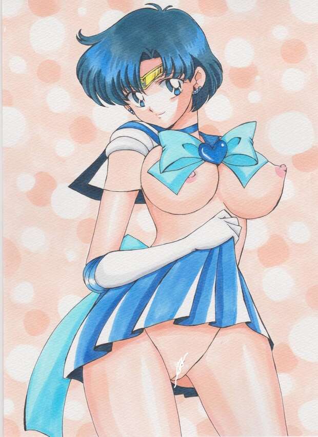 Sailor Mercury Hentai Exposed: Ami Mizuno's Lewd Magical Girl Secrets in Sailor Moon - pic 9