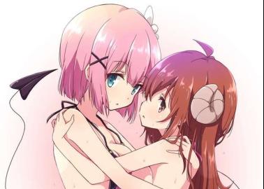 Yukari Hinata Hentai: Yuri Bondage & Bikini Ecstasy in Yuyushiki Parody (78 characters)