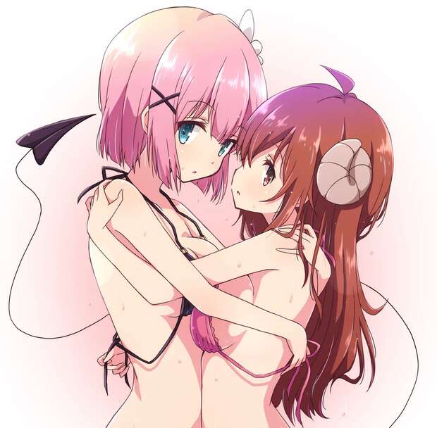 Yukari Hinata Hentai: Yuri Bondage & Bikini Ecstasy in Yuyushiki Parody - pic 9
