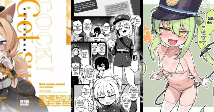 Nozomi Tachibana Hentai Exposed: Blue Archive's Erotic Lolicon Secrets