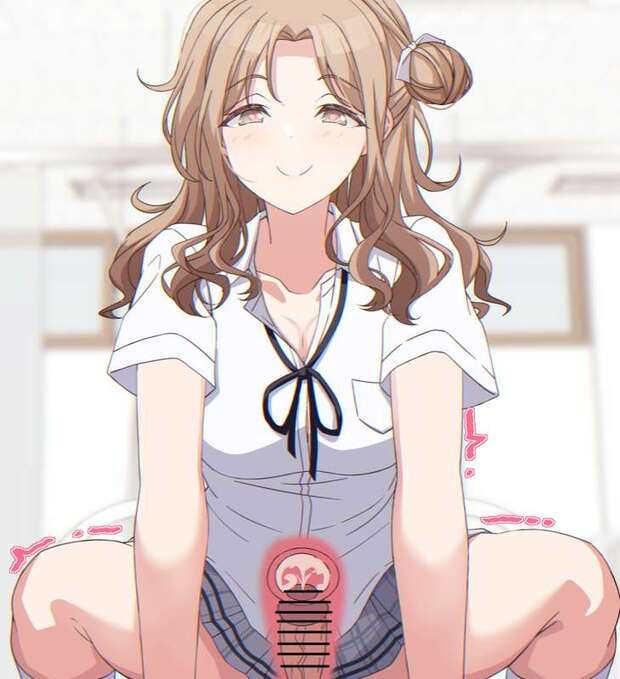 Mano Sakuragi Hentai Exposed: Idolmaster XXX Idol's Lewd Secrets & Creampie Adventures pic 3