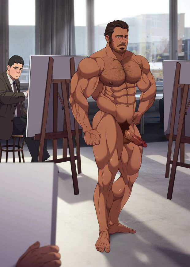 Joseph Joestar Hentai: XXX Yaoi Muscle Fights in JoJo's Bizarre Adventure pic 5